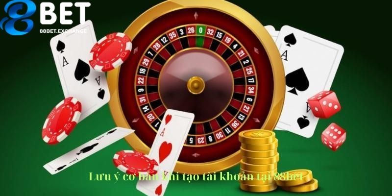 Nắm bắt một số lưu ý quan trọng trong quá trình tạo tài khoản tại 88bet